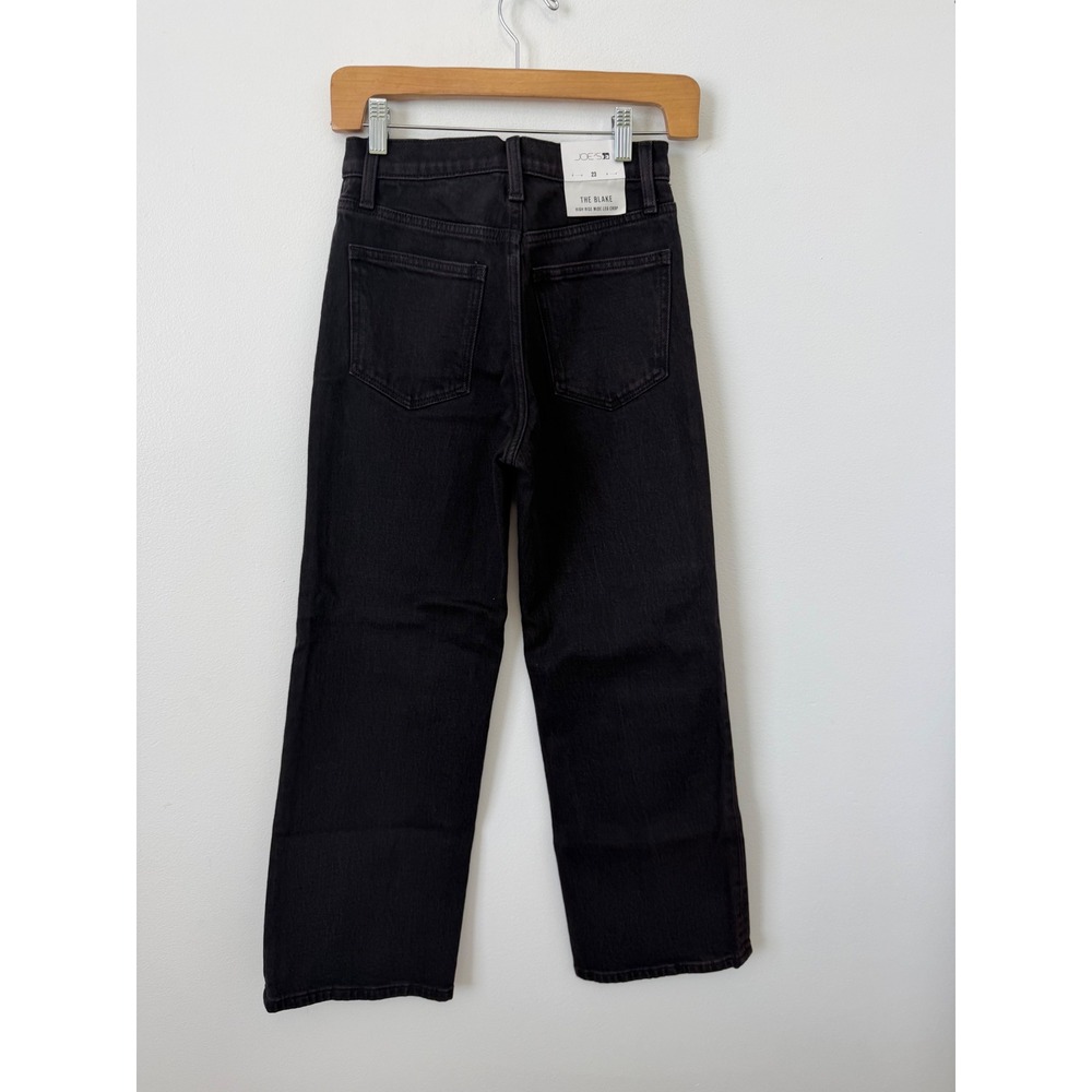 Joe's Jeans The Blake High Rise Wide Leg Crop (Black Wash) Women's Size 23 NWT - Picture 5 of 5